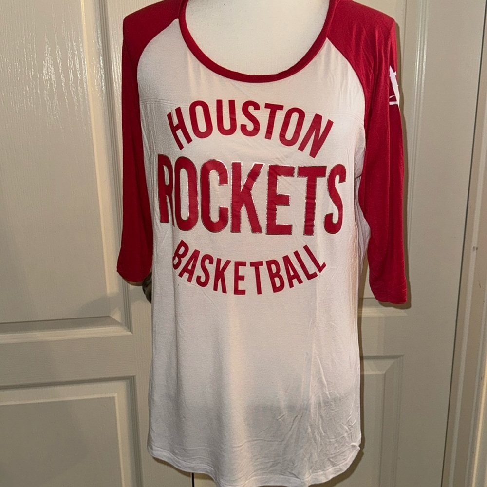 HOUSTON ROCKETS - Long Sleeve Tee - Size Large